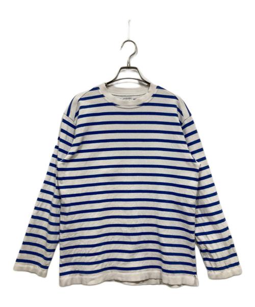 Yonetomi（ヨネトミ）Yonetomi (ヨネトミ) ボーダーカットソー ホワイト サイズ:2の古着・服飾アイテム