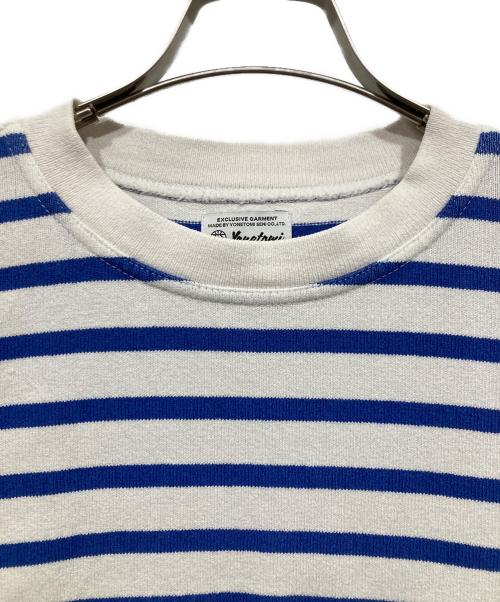 Yonetomi（ヨネトミ）Yonetomi (ヨネトミ) ボーダーカットソー ホワイト サイズ:2の古着・服飾アイテム