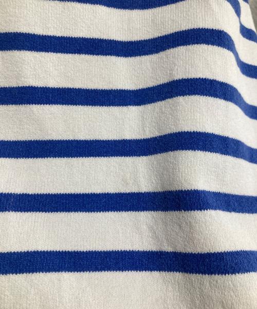 Yonetomi（ヨネトミ）Yonetomi (ヨネトミ) ボーダーカットソー ホワイト サイズ:2の古着・服飾アイテム