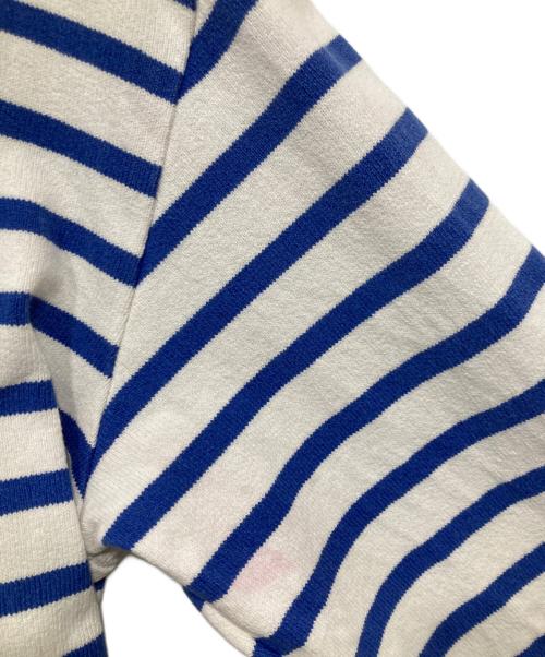 Yonetomi（ヨネトミ）Yonetomi (ヨネトミ) ボーダーカットソー ホワイト サイズ:2の古着・服飾アイテム