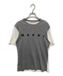 MARNI（マルニ）の古着「ロゴTシャツ」｜グレー