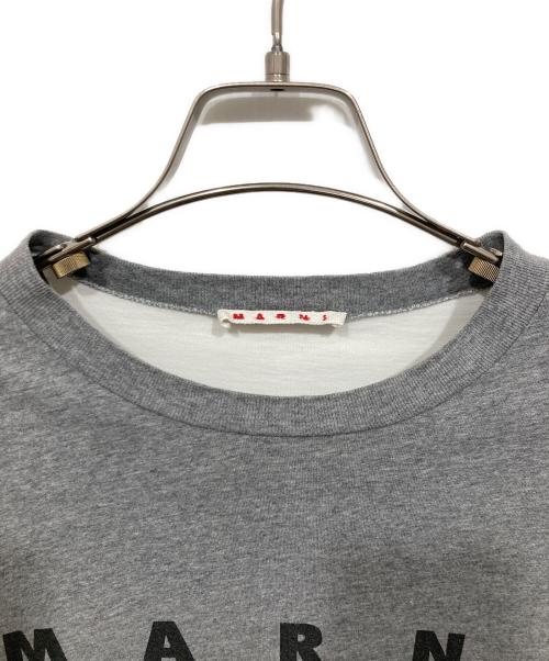MARNI（マルニ）MARNI (マルニ) ロゴTシャツ グレー サイズ:12の古着・服飾アイテム