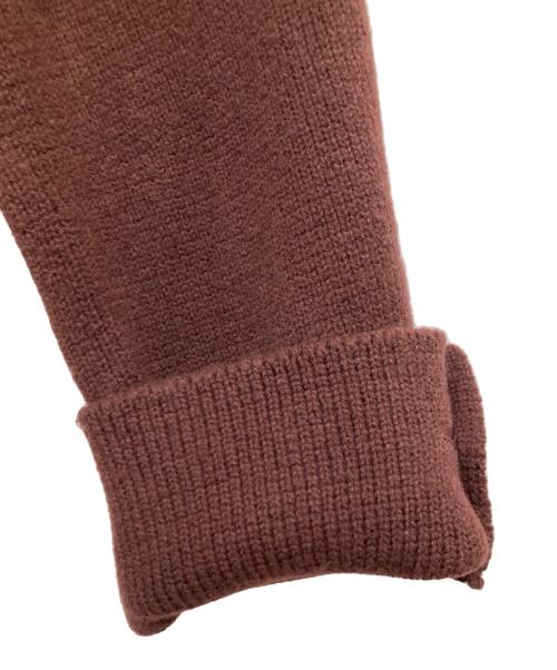 TOMORROW LAND tricot（トゥモローランド トリコ）TOMORROW LAND tricot (トゥモローランド トリコ) ウールミラノリブ ダブルブレストコート ボルドー サイズ:Sの古着・服飾アイテム