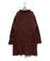 TOMORROW LAND tricot (トゥモローランド トリコ) ウールミラノリブ ダブルブレストコート ボルドー サイズ:S：11000円