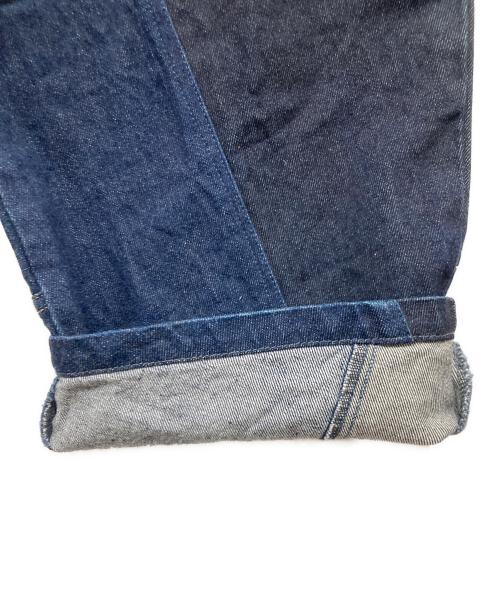 JOHNBULL（ジョンブル）JOHNBULL (ジョンブル) デニムパンツ/パッチワーク ブルー サイズ:Mの古着・服飾アイテム