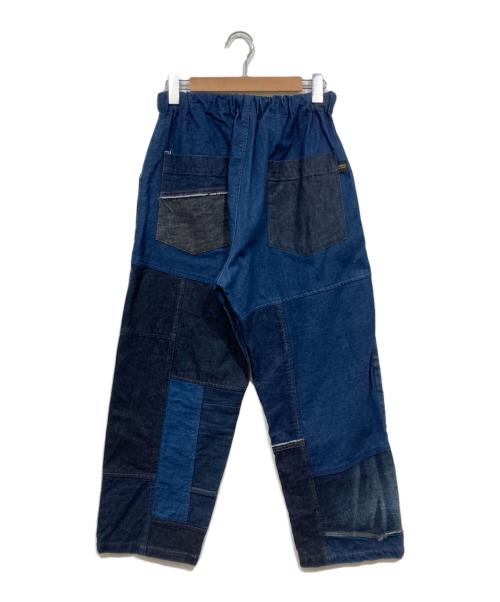 JOHNBULL（ジョンブル）JOHNBULL (ジョンブル) デニムパンツ/パッチワーク ブルー サイズ:Mの古着・服飾アイテム
