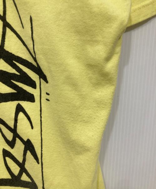 stussy（ステューシー）stussy (ステューシー) ロゴTシャツ イエロー サイズ:Ｌの古着・服飾アイテム