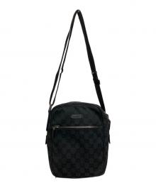 GUCCI（グッチ）の古着「ショルダーバッグ/ GGキャンバス 」｜ブラック