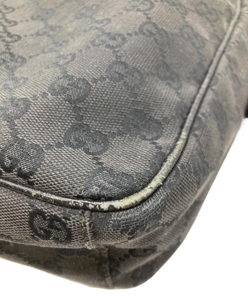 GUCCI（グッチ）GUCCI (グッチ) ショルダーバッグ/ GGキャンバス  ブラックの古着・服飾アイテム