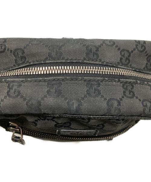 GUCCI（グッチ）GUCCI (グッチ) ショルダーバッグ/ GGキャンバス  ブラックの古着・服飾アイテム