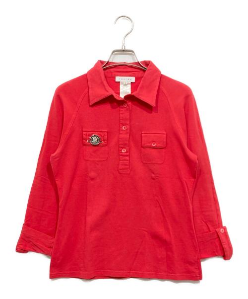 CELINE（セリーヌ）CELINE (セリーヌ) シャツ レッド サイズ:Mの古着・服飾アイテム