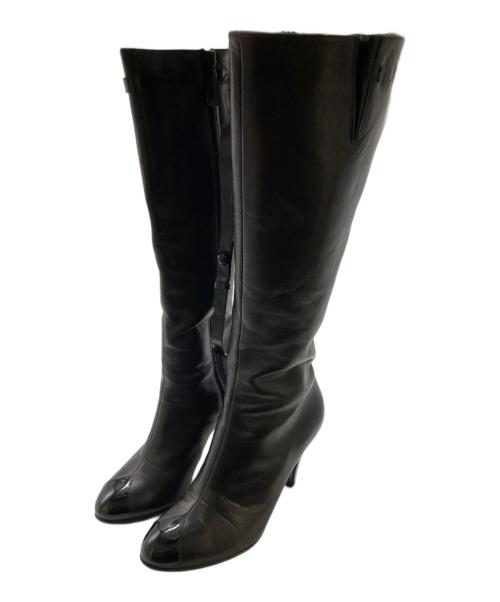 CHANEL（シャネル）CHANEL (シャネル) ロングブーツ ブラック サイズ:37の古着・服飾アイテム