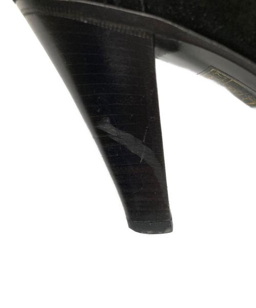 GUCCI（グッチ）GUCCI (グッチ) スウェードパンプス ブラック サイズ:37Cの古着・服飾アイテム