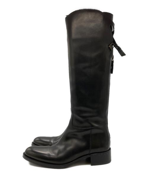 SARTORE（サルトル）SARTORE (サルトル) ロングブーツ / ジョッキーブーツ ブラック サイズ:37の古着・服飾アイテム