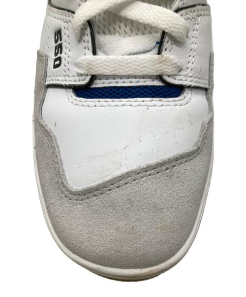 NEW BALANCE（ニューバランス）NEW BALANCE (ニューバランス) ローカットスニーカー/BB550ESA ホワイト×ブルー サイズ:27cmの古着・服飾アイテム