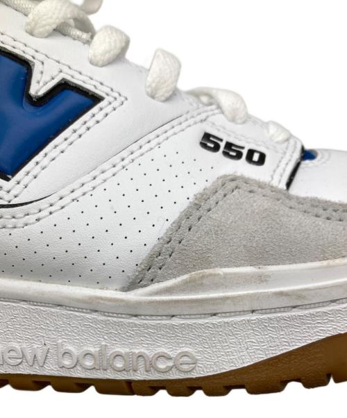 NEW BALANCE（ニューバランス）NEW BALANCE (ニューバランス) ローカットスニーカー/BB550ESA ホワイト×ブルー サイズ:27cmの古着・服飾アイテム