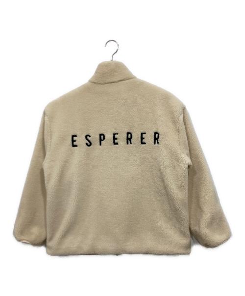 Spick and Span（スピック＆スパン）Spick and Span (スピックアンドスパン) バックロゴボアブルゾン アイボリー サイズ:36の古着・服飾アイテム