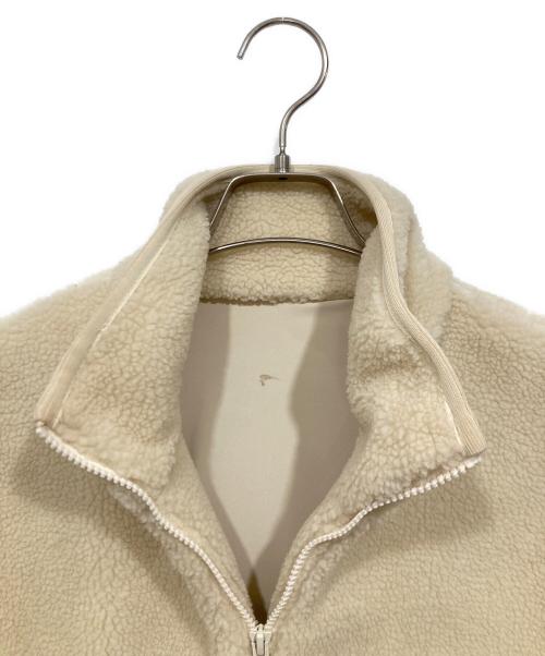 Spick and Span（スピック＆スパン）Spick and Span (スピックアンドスパン) バックロゴボアブルゾン アイボリー サイズ:36の古着・服飾アイテム