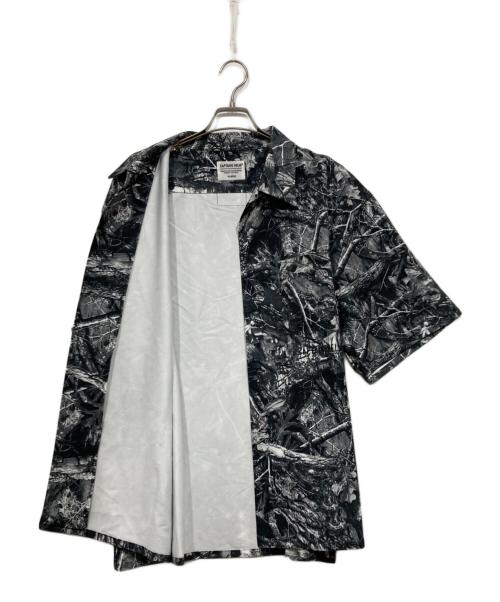 CAPTAINS HELM（キャプテンズヘルム）CAPTAINS HELM (キャプテンズヘルム) 総柄半袖シャツ グレー サイズ:XLの古着・服飾アイテム