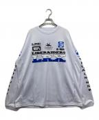 Liberaidersリベレイダース）の古着「長袖シャツ / RACING L/S TEE」｜ホワイト