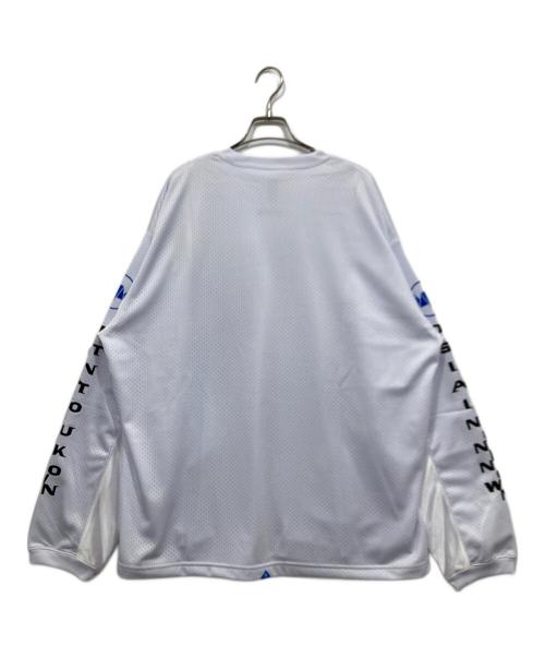 Liberaiders（リベレイダース）Liberaiders (リベレイダース) 長袖シャツ / RACING L/S TEE ホワイト サイズ:LLの古着・服飾アイテム