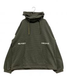 CAPTAINS HELM（キャプテンズヘルム）の古着「プルオーバーパーカー / MIL THERMAL HOODIE」｜グリーン