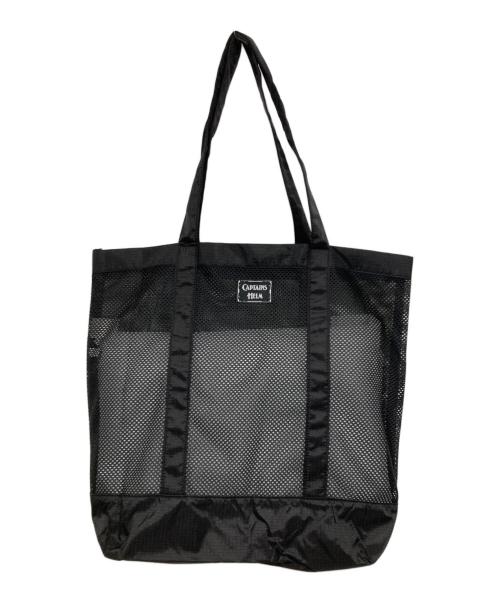 CAPTAINS HELM（キャプテンズヘルム）CAPTAINS HELM (キャプテンズヘルム) メッシュトートバッグ ブラックの古着・服飾アイテム