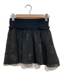 Hysteric Glamour（ヒステリックグラマー）の古着「シアースカルミニスカート」｜ブラック