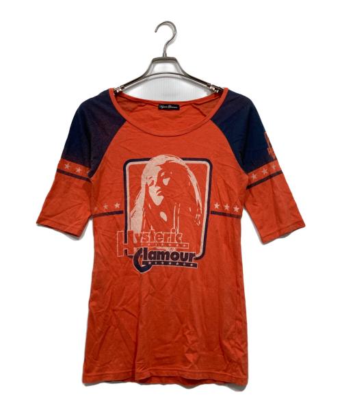 Hysteric Glamour（ヒステリックグラマー）Hysteric Glamour (ヒステリックグラマー) Tシャツ オレンジ サイズ:FREEの古着・服飾アイテム