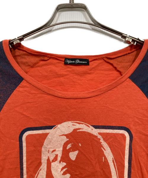 Hysteric Glamour（ヒステリックグラマー）Hysteric Glamour (ヒステリックグラマー) Tシャツ オレンジ サイズ:FREEの古着・服飾アイテム