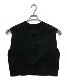 STUNNING LURE（スタニングルアー）の古着「ショートジレニット」｜ブラック