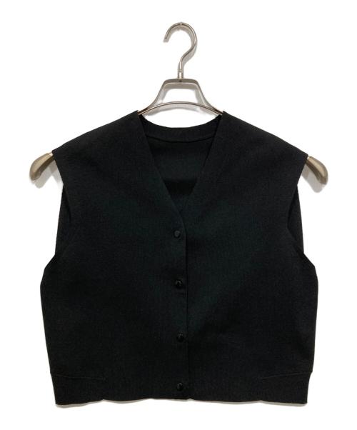 STUNNING LURE（スタニングルアー）STUNNING LURE (スタニングルアー) ショートジレニット ブラック サイズ:Ｓの古着・服飾アイテム