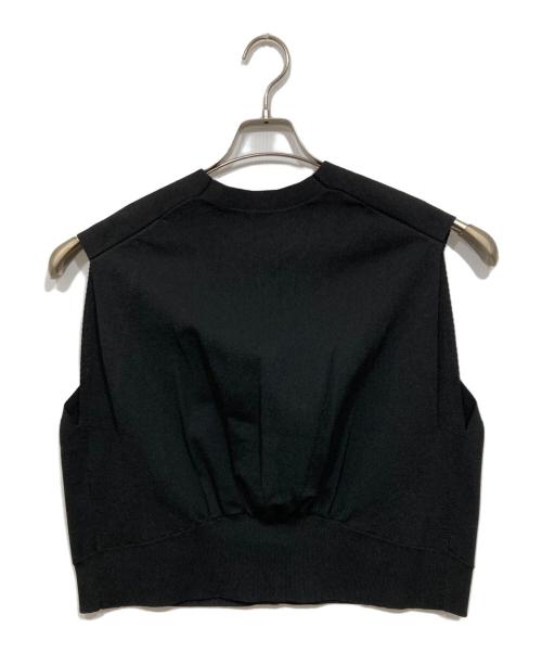 STUNNING LURE（スタニングルアー）STUNNING LURE (スタニングルアー) ショートジレニット ブラック サイズ:Ｓの古着・服飾アイテム