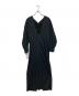 Aimeine (エメイン) ループボタンバックオープンIラインワンピース ブラック サイズ:F 未使用品：8000円