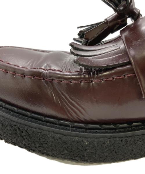GEORGE COX（ジョージコックス）GEORGE COX (ジョージコックス) FRED PERRY (フレッドペリー) フリンジタッセルローファー / TASSEL LOAFER LEA OXBLOOD ブラウン サイズ:UK6の古着・服飾アイテム