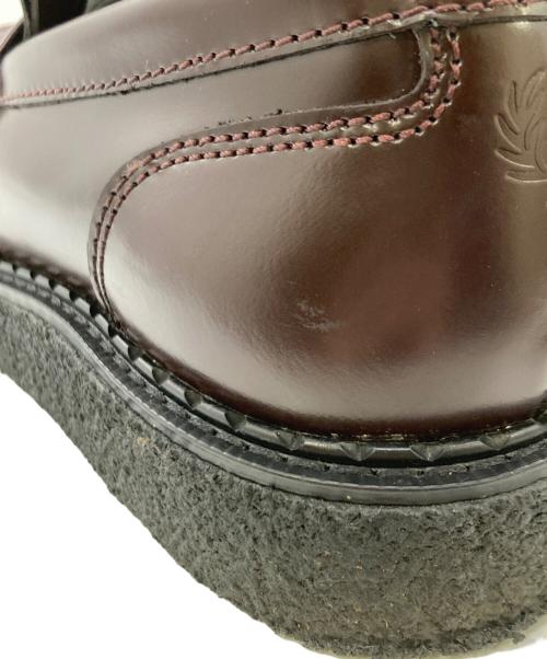 GEORGE COX（ジョージコックス）GEORGE COX (ジョージコックス) FRED PERRY (フレッドペリー) フリンジタッセルローファー / TASSEL LOAFER LEA OXBLOOD ブラウン サイズ:UK6の古着・服飾アイテム