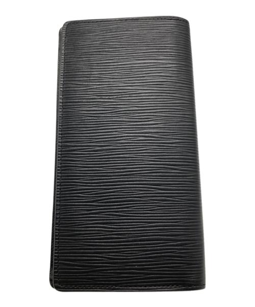 LOUIS VUITTON（ルイ ヴィトン）LOUIS VUITTON (ルイ ヴィトン) 長財布 / ポルトフォイユ・ブラザ ブラックの古着・服飾アイテム