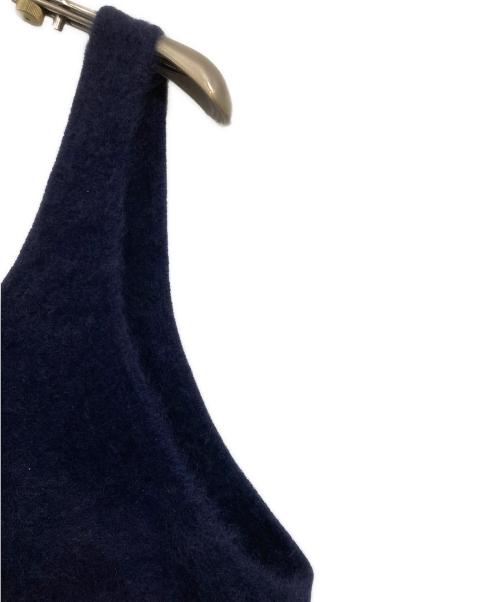 IENA（イエナ）IENA (イエナ) fluffyファー ニットタンク ネイビー サイズ:Freeの古着・服飾アイテム