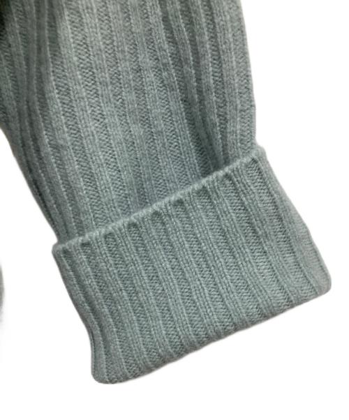 IENA（イエナ）IENA (イエナ) ウールカシミヤ脇スリットクルーネックプルオーバー ブルー サイズ:サイズ表記なしの古着・服飾アイテム