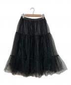 IENAイエナ）の古着「パニエスカート」｜ブラック