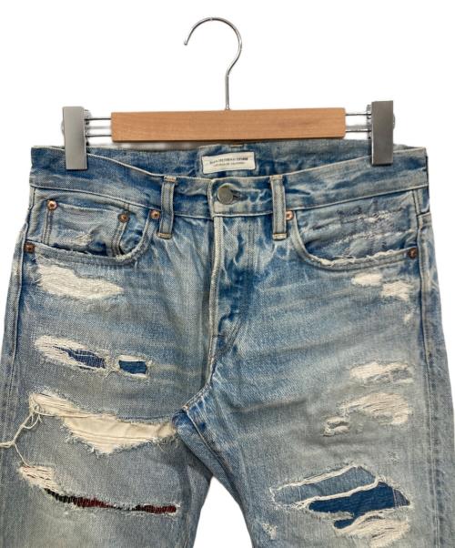 Ron Herman（ロンハーマン）Ron Herman (ロンハーマン) クラッシュ加工デニムパンツ ブルー サイズ:W30の古着・服飾アイテム