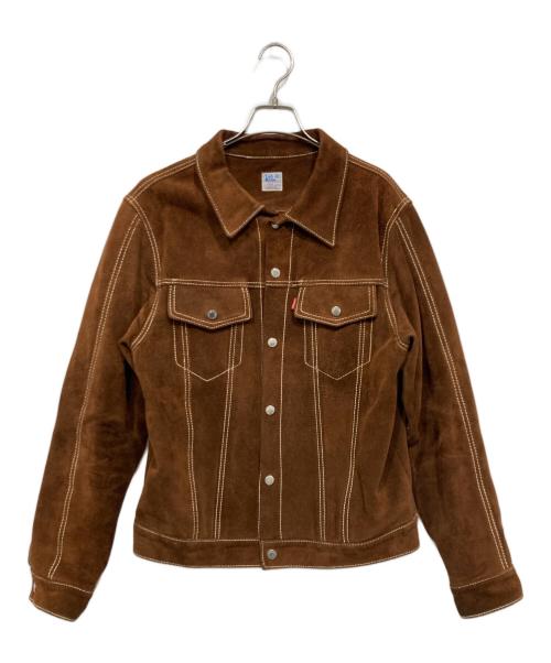 Let it Ride（レットイットライド）Let it Ride (レットイットライド) スウェードジャケット ブラウン サイズ:LARGEの古着・服飾アイテム