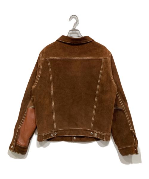 Let it Ride（レットイットライド）Let it Ride (レットイットライド) スウェードジャケット ブラウン サイズ:LARGEの古着・服飾アイテム