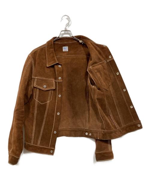 Let it Ride（レットイットライド）Let it Ride (レットイットライド) スウェードジャケット ブラウン サイズ:LARGEの古着・服飾アイテム