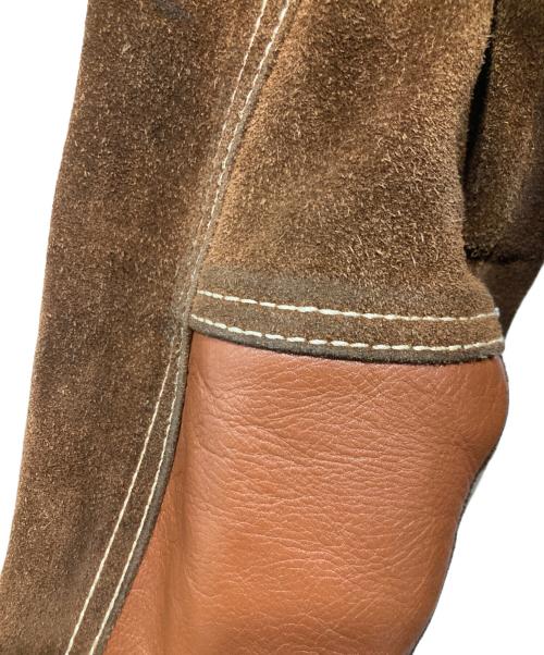 Let it Ride（レットイットライド）Let it Ride (レットイットライド) スウェードジャケット ブラウン サイズ:LARGEの古着・服飾アイテム