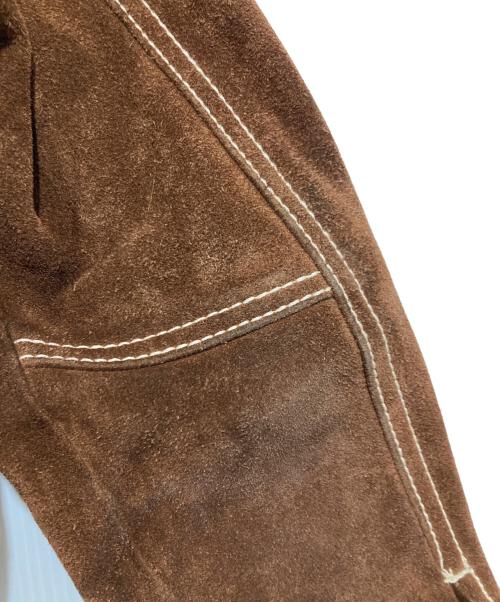 Let it Ride（レットイットライド）Let it Ride (レットイットライド) スウェードジャケット ブラウン サイズ:LARGEの古着・服飾アイテム