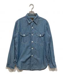 CORONA（コロナ）の古着「シャンブレーシャツ」｜ブルー