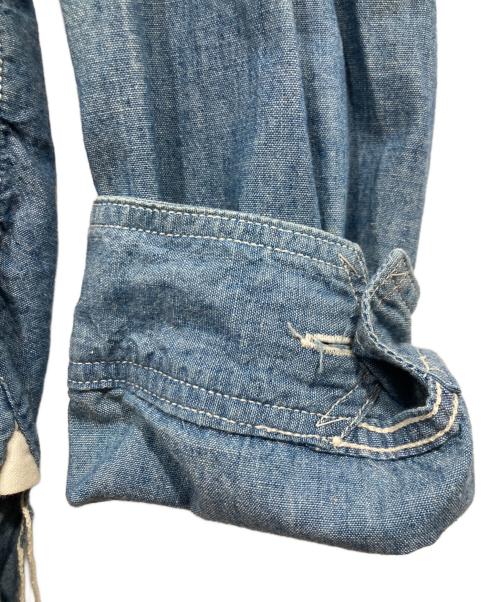 CORONA（コロナ）CORONA (コロナ) シャンブレーシャツ ブルー サイズ:Mの古着・服飾アイテム