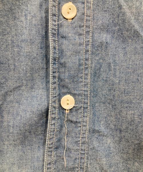 CORONA（コロナ）CORONA (コロナ) シャンブレーシャツ ブルー サイズ:Mの古着・服飾アイテム