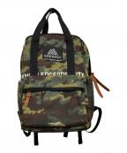 GREGORY×Let it Ride×nano・universeグレゴリー×レットイットライド×ナノ・ユニバース）の古着「カモフラ バックパック」｜グリーン